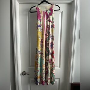 Etro Milano Colorful Patterned Maxi Dress